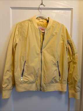 Levi’s Women’s Lightweight Yellow Bomber Jacket